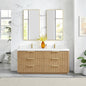 Santarem 72" Double Bath Vanity in Washed Ash Grey