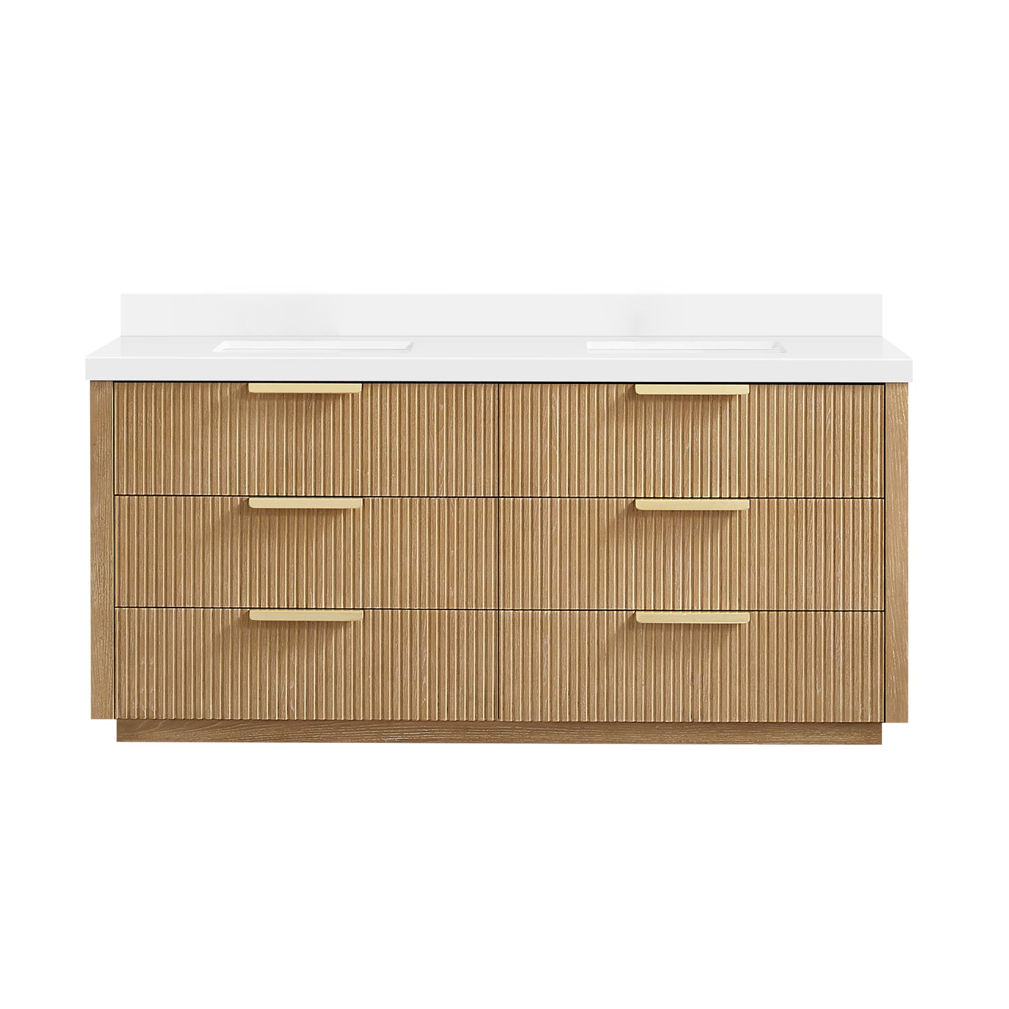 Santarem 72" Double Bath Vanity in Washed Ash Grey