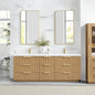 Santarem 84" Double Bath Vanity in Washed Ash Grey