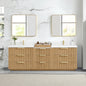 Santarem 96" Combined Double Bath Vanity in Washed Ash Grey