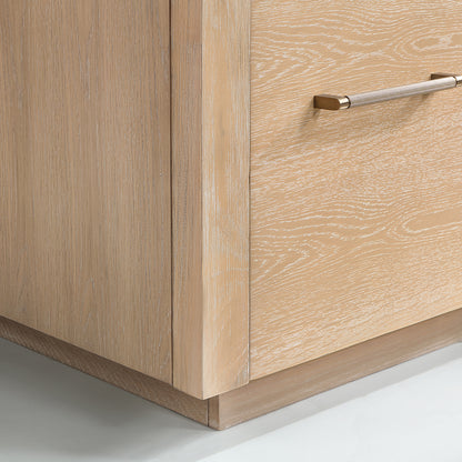 San 36" Free-standing Single Bath Vanity in Washed Ash Grey with White Grain Composite Stone Top