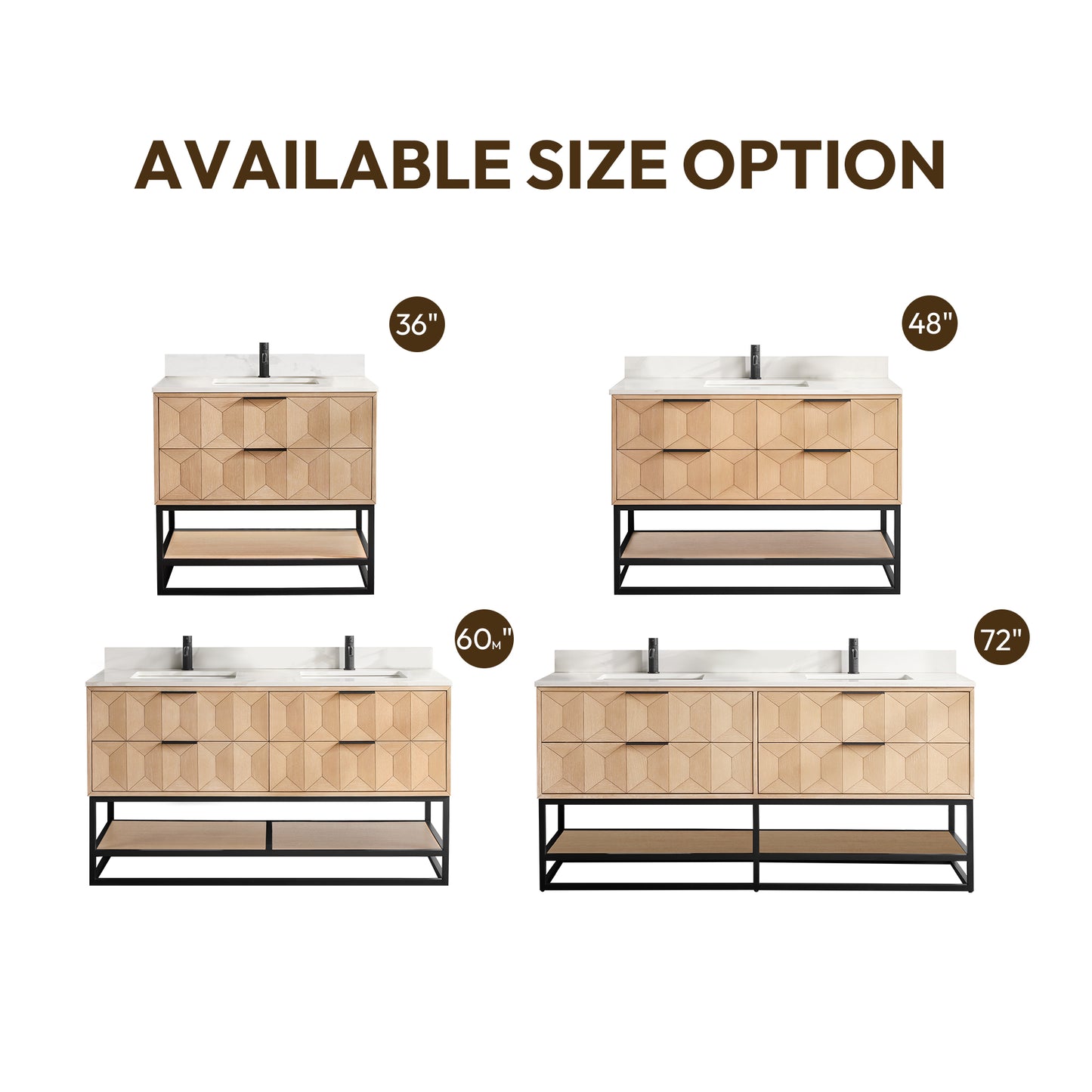 Milagro 72B" Free-standing Double Bath Vanity in Washed Ash Grey with Fish Maw White Quartz Stone Top