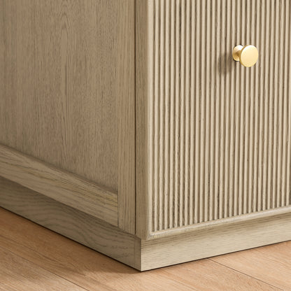 Oza 48" Free-standing Single Bath Vanity in Aged Natural Oak