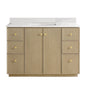 Oza 48" Free-standing Single Bath Vanity in Aged Natural Oak