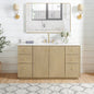 Oza 60" Free-standing Single Bath Vanity in Aged Natural Oak