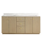 Oza 72" Free-standing Double Bath Vanity in Aged Natural Oak