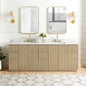 Oza 84" Free-standing Double Bath Vanity in Aged Natural Oak