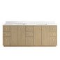 Oza 84" Free-standing Double Bath Vanity in Aged Natural Oak