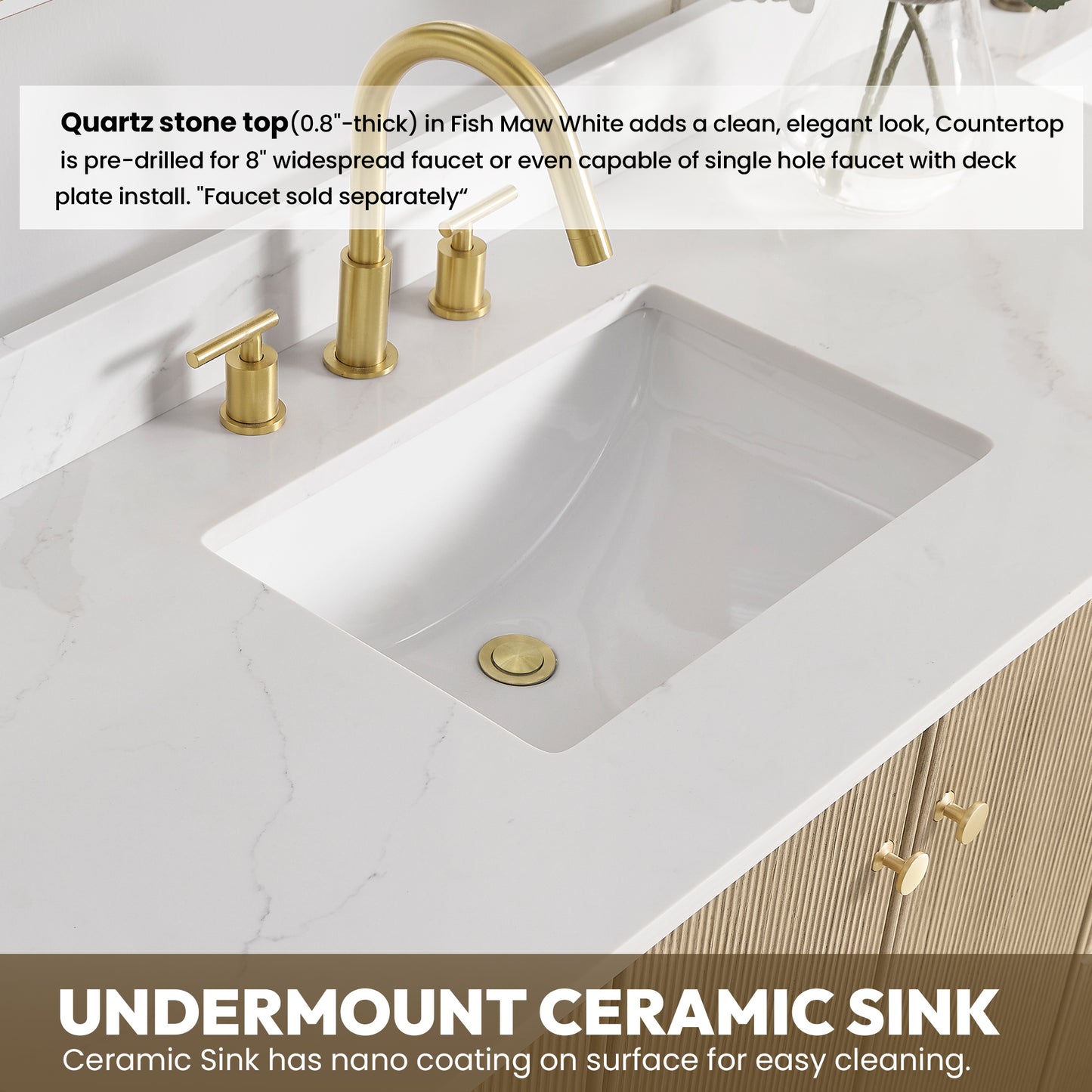Oza 84" Free-standing Double Bath Vanity in Aged Natural Oak