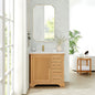 Tokyo 36" Single Bath Vanity in Oak Natural Brown