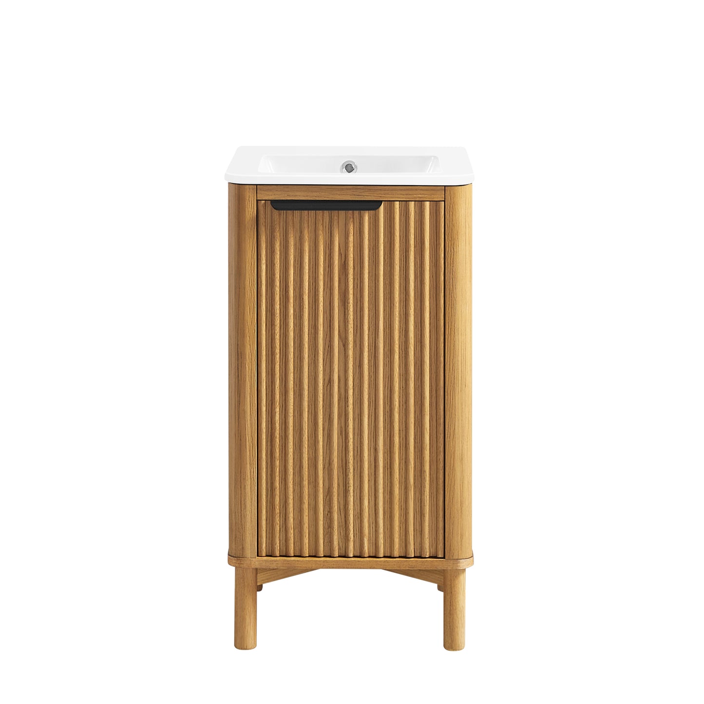 Mumbai 18" Single Bath Vanity in Oak Weathering Light Brown