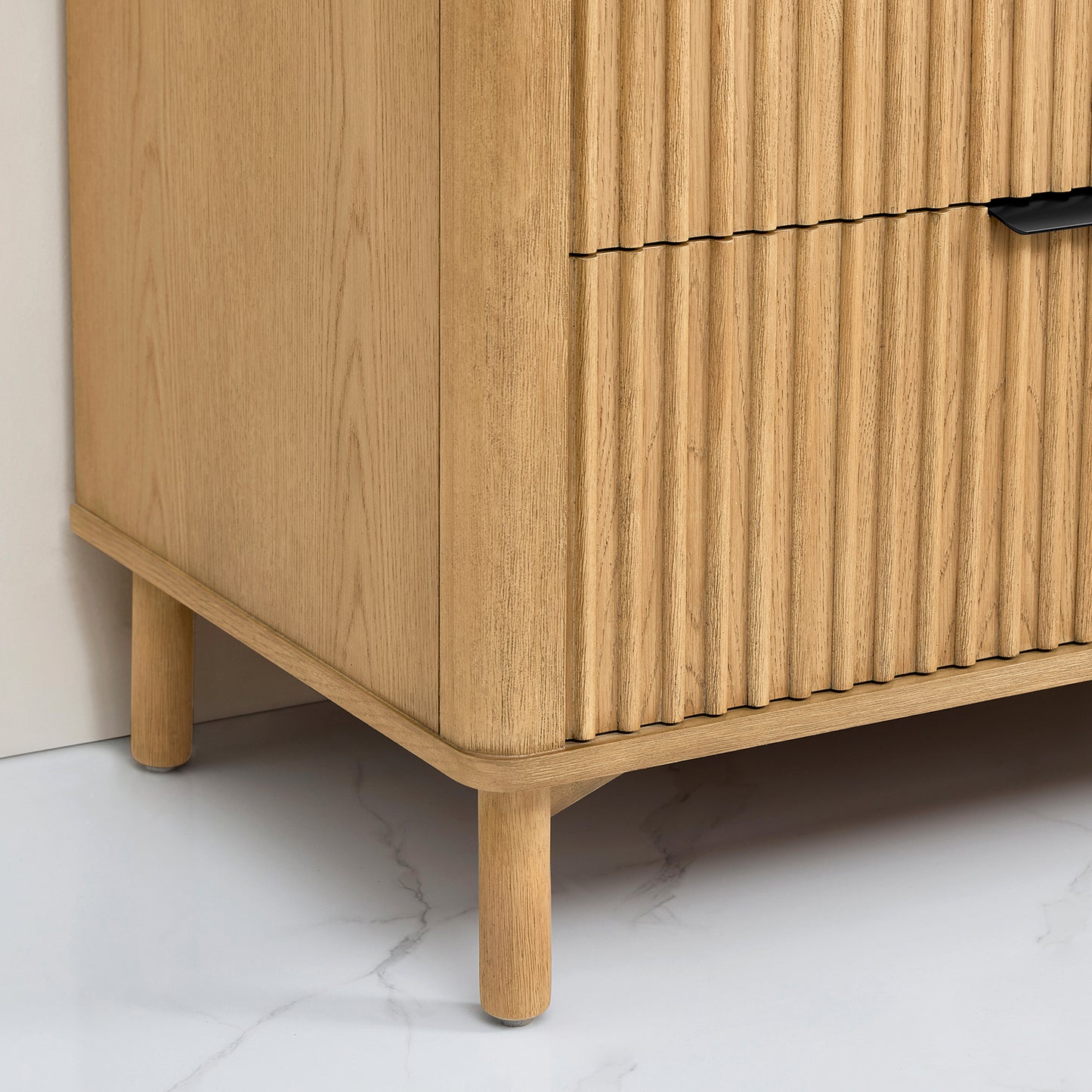 Mumbai 36" Single Sink Bath Vanity in Oak Weathering Light Brown