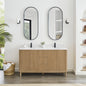 Seoul Bath Vanity with Grain Composite Stone Top