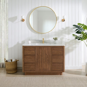 Open image in slideshow, Cairo Bath Vanity with Quartz Stone Top
