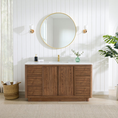 Cairo Bath Vanity with Quartz Stone Top