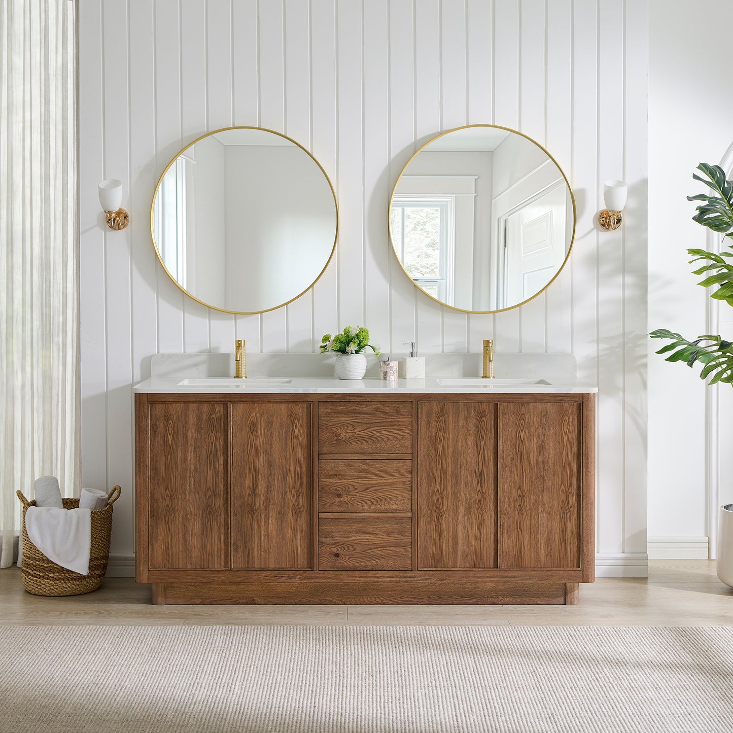 Cairo Bath Vanity with Quartz Stone Top