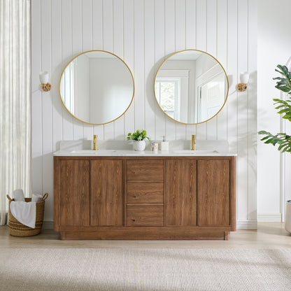 Cairo Bath Vanity with Quartz Stone Top