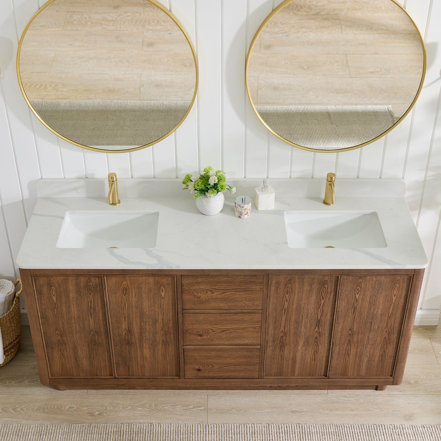 Cairo Bath Vanity with Quartz Stone Top