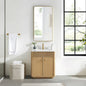 Zogno 30" Single Sink Bath Vanity in Washed Ash Grey
