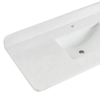 Zogno 48" Single Sink Bath Vanity in Washed Ash Grey