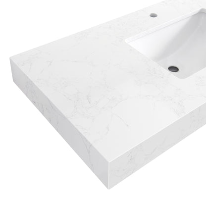 Turin 36" Single Sink Bath Vanity in Dark Oak