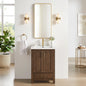 Gela 24" Single Sink Bath Vanity in Spruce Aged Brown