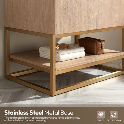 Alistair 30" Single Vanity in North American Oak