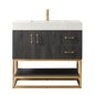 Alistair 36" Single Vanity in North American Black Oak