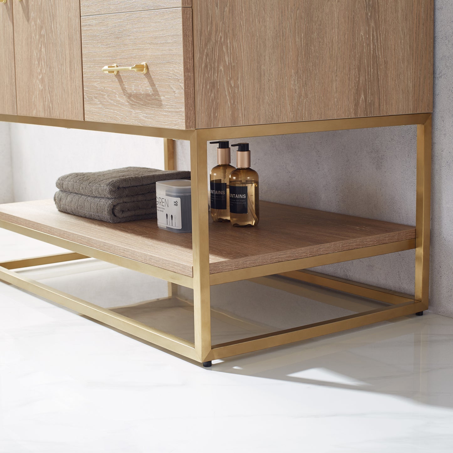 Alistair 36" Single Vanity in North American Oak