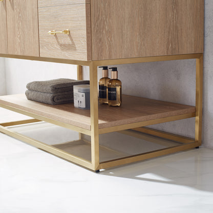 Alistair 36" Single Vanity in North American Oak