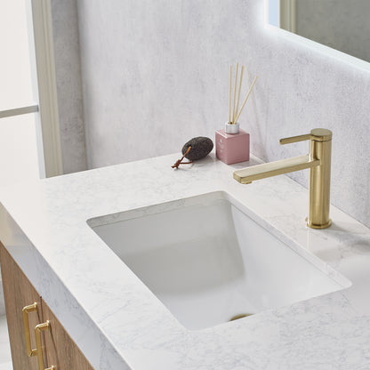 Alistair 36" Single Vanity in North American Oak