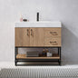 Alistair 36B" Single Vanity in North American Oak