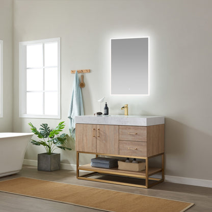 Alistair 42" Single Vanity in North American Oak