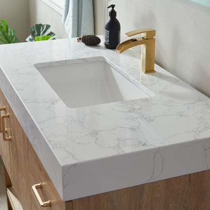 Alistair 42" Single Vanity in North American Oak