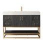 Alistair 48" Single Vanity in North American Black Oak