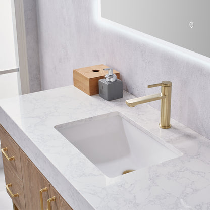 Alistair 48" Single Vanity in North American Oak