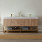 Alistair 72" Double Vanity in North American Oak