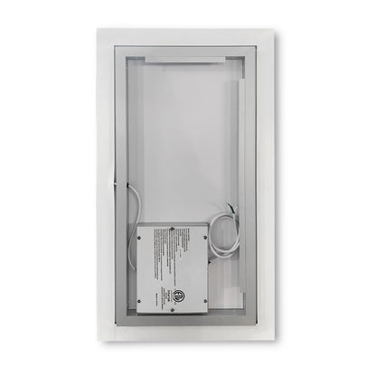 Essentia 18" Rectangle Illuminated Bathroom/Vanity Wall Mirror