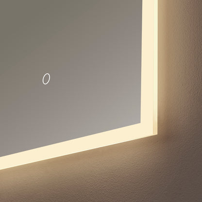 Essentia 18" Rectangle Illuminated Bathroom/Vanity Wall Mirror