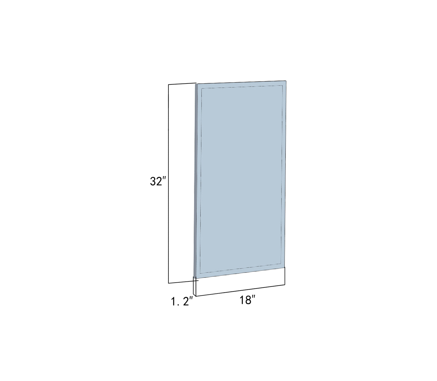 Essentia 18" Rectangle Illuminated Bathroom/Vanity Wall Mirror