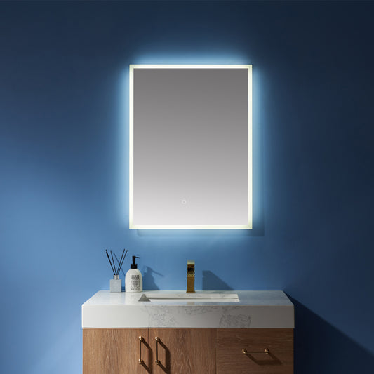 Essentia 24" Rectangle Illuminated Bathroom/Vanity Wall Mirror