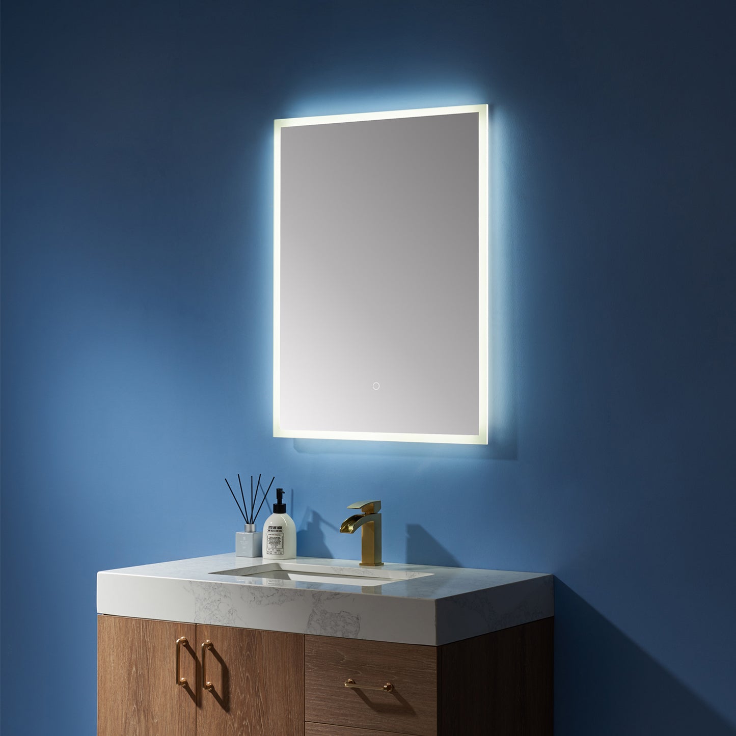 Essentia 24" Rectangle Illuminated Bathroom/Vanity Wall Mirror