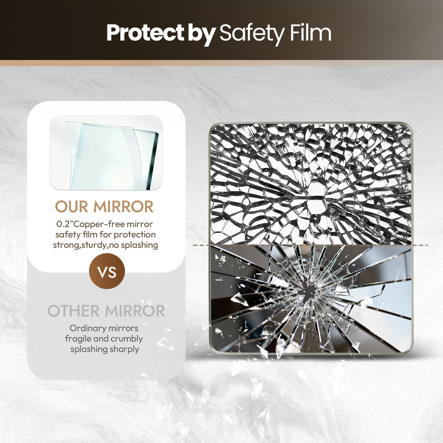 Mutriku 32" W x 36" H Rectangle Metal Wall Mirror in Satin Nickel