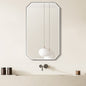 Sabadell 24 in. W x 40 in. H Octagon Metal Wall Mirror