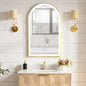 Estartit 24 in. W x 40 in. H Oval Metal Wall Mirror