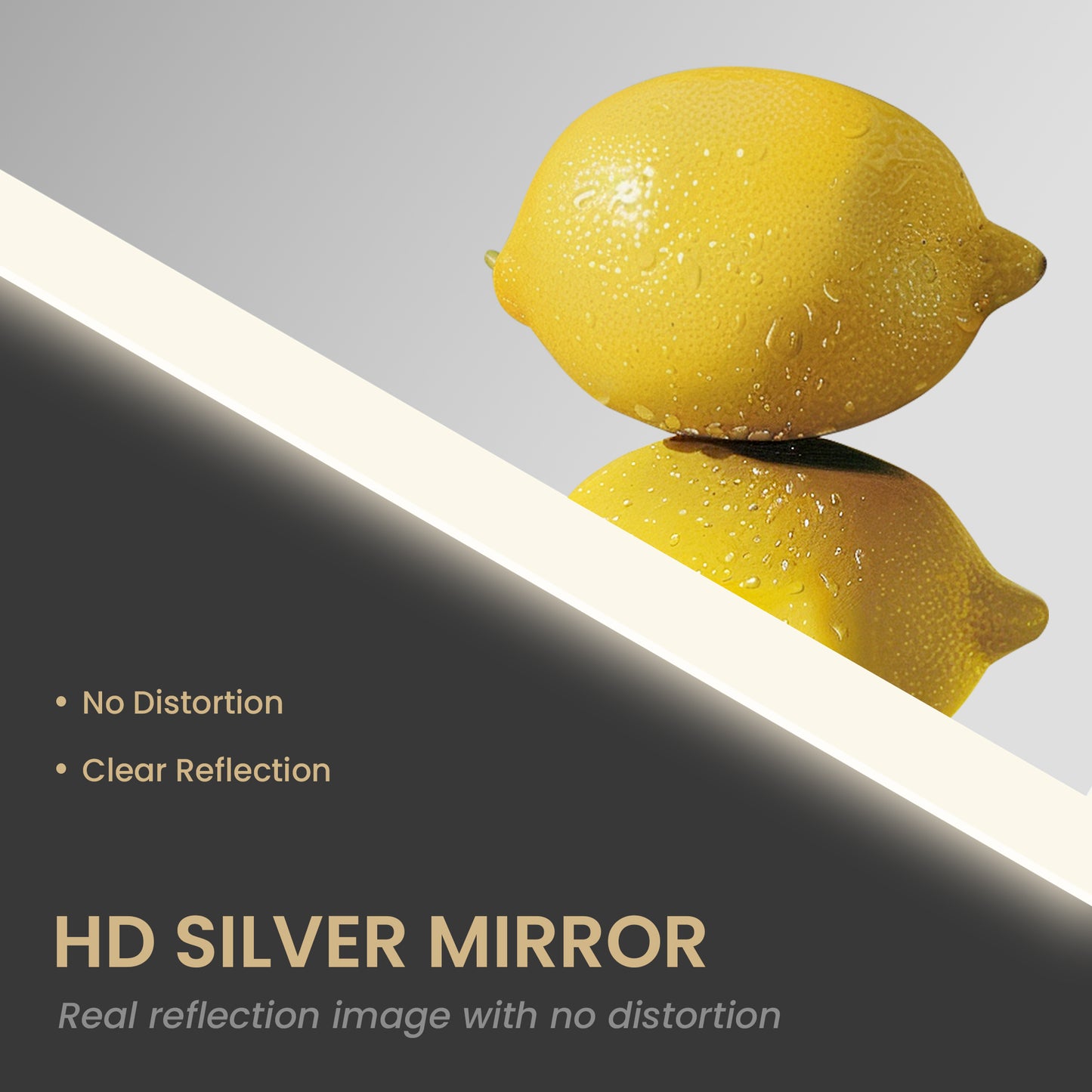Beijing 24" W x 40" H Rectangular Acrylic Frameless LED Wall Mount Bathroom Vanity Mirror
