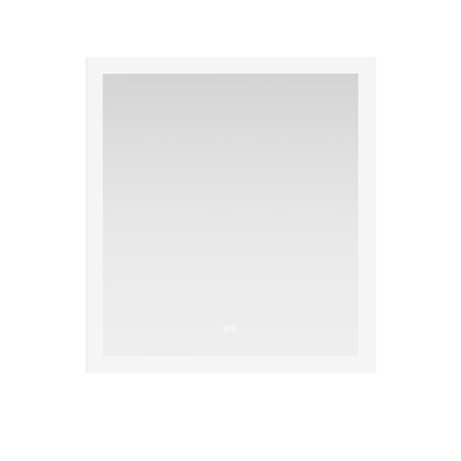 Beijing 32" W x 36" H Rectangular Acrylic Frameless LED Wall Mount Bathroom Vanity Mirror