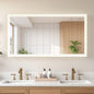 Beijing 60" W x 32" H Rectangular Acrylic Frameless LED Wall Mount Bathroom Vanity Mirror