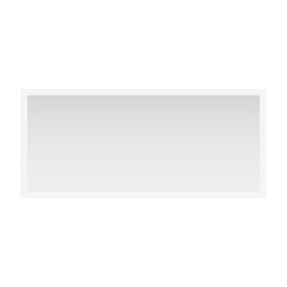 Beijing 72" W x 32" H Rectangular Acrylic Frameless LED Wall Mount Bathroom Vanity Mirror