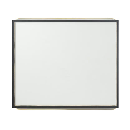 Talayuela 36"W x 32"H Rectangular Aluminum Framed Medicine Cabinet in Brushed Gold